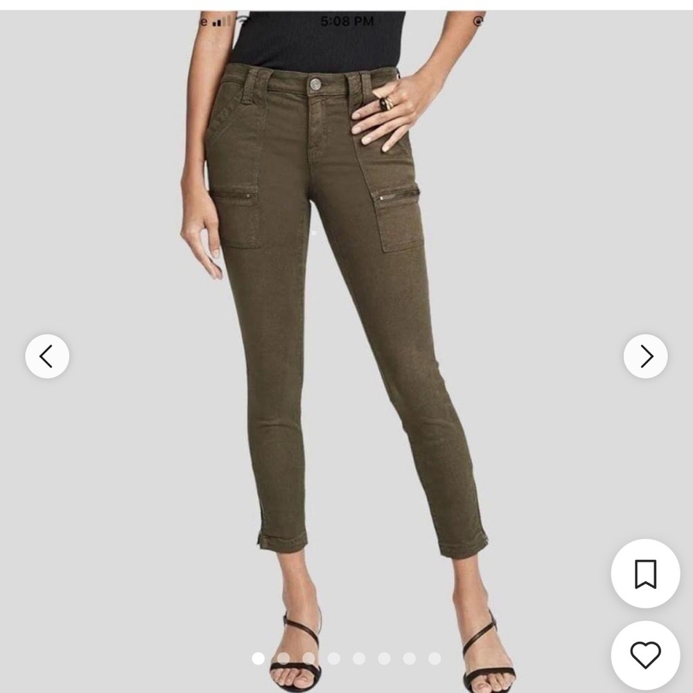 Joie Park Olive Green Cargo Pants